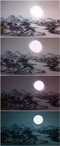 香港正能量“白日依山尽”图 香港正能量“白日依山尽”图